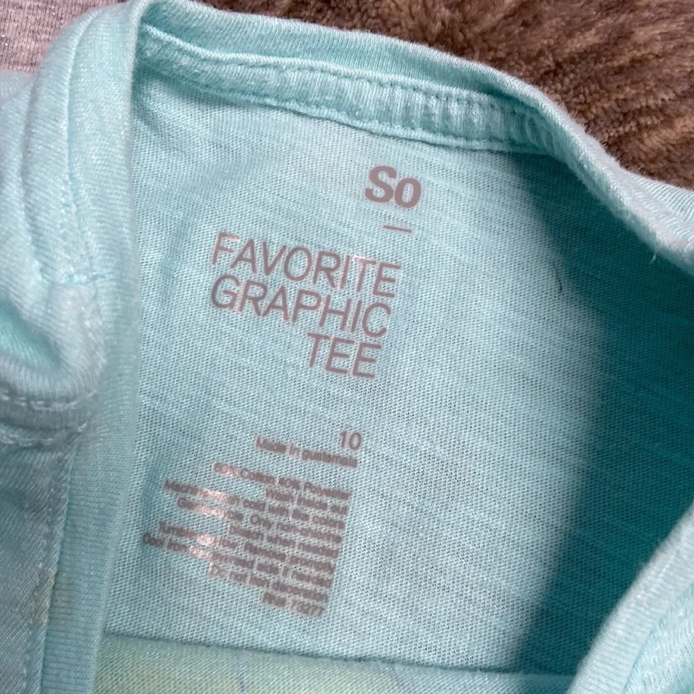 Bundle of 3 SO Brand Dog tee, mermaid unicorn Tee & gray sparkle leggings - Picture 5 of 15